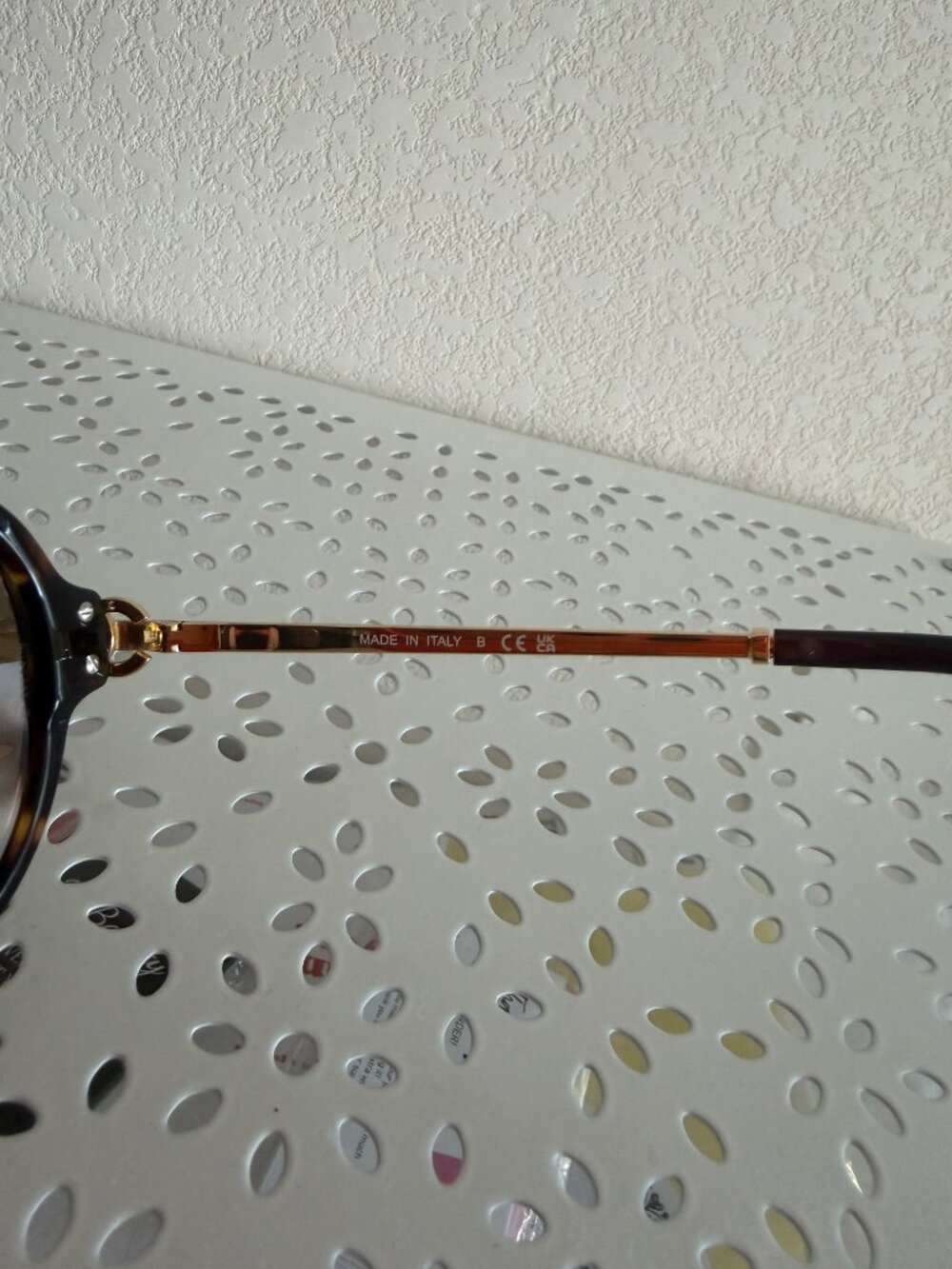 NWT CHANEL Tortoiseshell Aviator Sunglasses Gold CC Hardware NEW Authentic - Picture 10 of 12